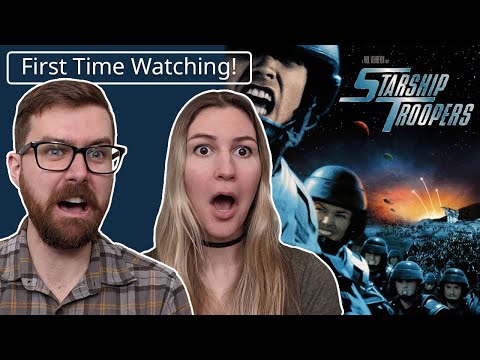 Starship Troopers | aka Helldivers 2 the movie! | First Time Watching! | Movie REACTION!