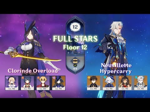 Clorinde Overload | Neuvillette Hypercarry - Spiral Abyss 4.7 Genshin Impact