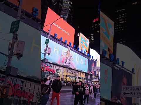 A vibrant evening at Times Square #newyorkcity #timessquare