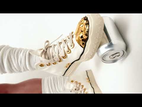 SCHIAPARELLI GOLD TOE TRAINERS