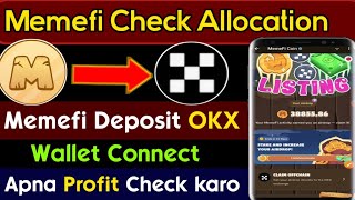 Memefi Check Allocation | Memefi Coin Deposit Okx Exchange | Memefi price prediction | Memefi Stake