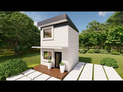 Two Storey Tiny House 21.5 m2 (Smart) Home Tour