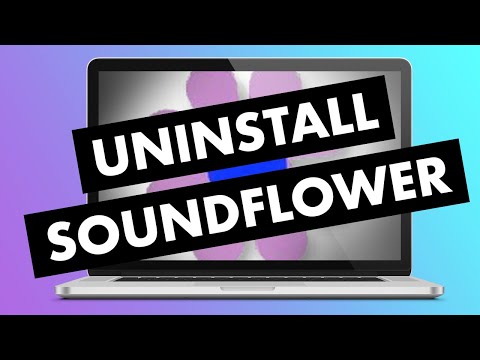 How to uninstall soundflower on mac