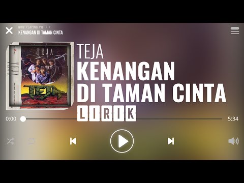 Teja - Kenangan Di Taman Cinta [Lirik]