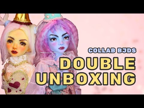 Unboxing Two OOAK Birthday Lovecore Fullset BJDs  | Juni and Penelope from JackyOhhh