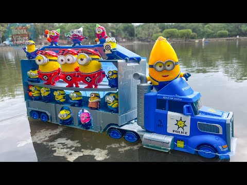 Satisfying with Unboxing MINIONS Swimmin' Pup Pool Toys🍌DESPICABLE ME 4 Transport Vehicle