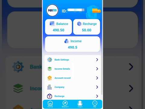 Paytm new earning application launch in India without investment earn Money cash