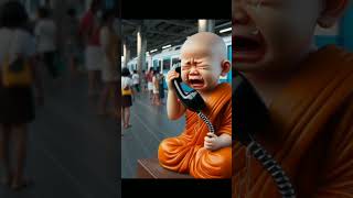 Crying moment😭😭...of cute monk🌿🌿🌿🌿🌿🌿🌿💕#shorts#cryingmoment#youtubeshorts#viralshorts#monk