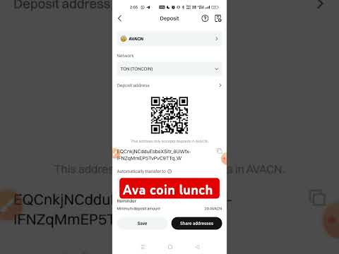 avacoin withdrawal #avacoin #ava#shortvideos #shorts