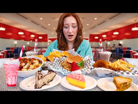 We Tried EVERYTHING at Mel's Drive In (Universal Studios Orlando)