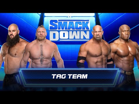 Tag Team | Brock Team vs Goldberg Team | WWE Smackdown