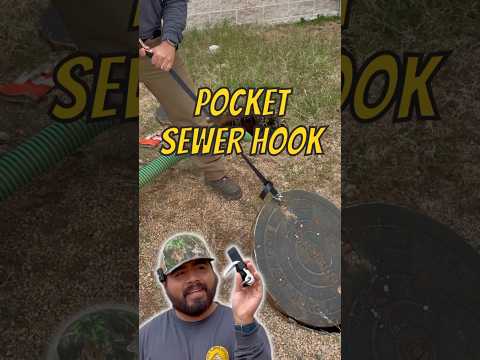 The T&T Tools, Inc.  Lid Sling Hook. A sewer hook that fits in your pocket  #shorts