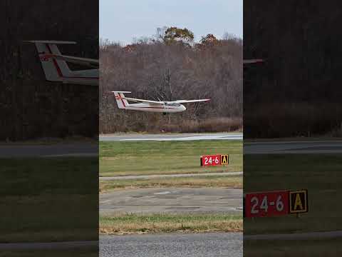 Glider landing, engine out!  🤣  New Garden PA