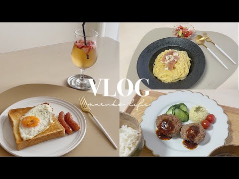 【VLOG】手抜きをしつつ自炊を楽しむ主婦の日常👩🏻‍🍳 お気に入り食器🍽️ 購入品紹介｜cooking vlog