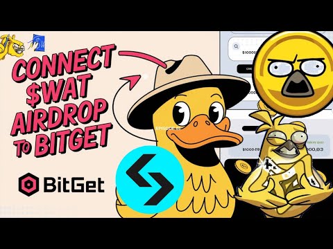 $WAT Airdrops Claim || How to link connect Gamee to Bitget exchange.|| withdraw token