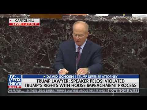 David Schoen Highlights How The Senate Impeachment Trial Is RIGGED!