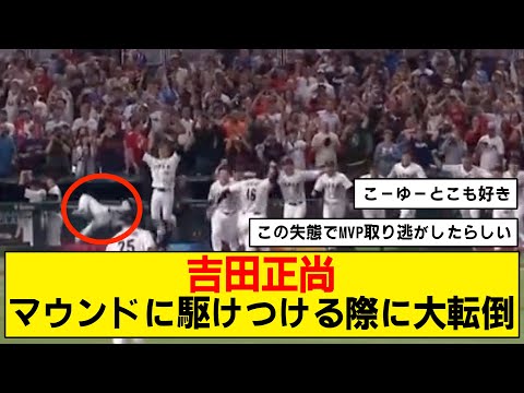 【WBC】何故かこけている吉田正尚【日本優勝】