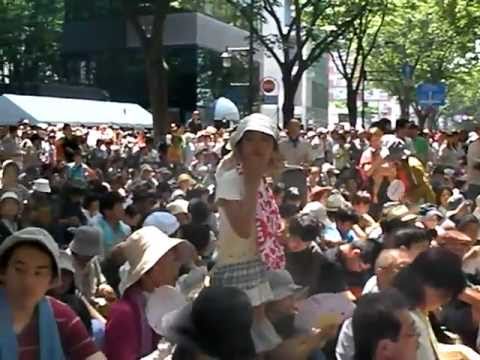 東北六魂祭（2011）2日目パレード中断