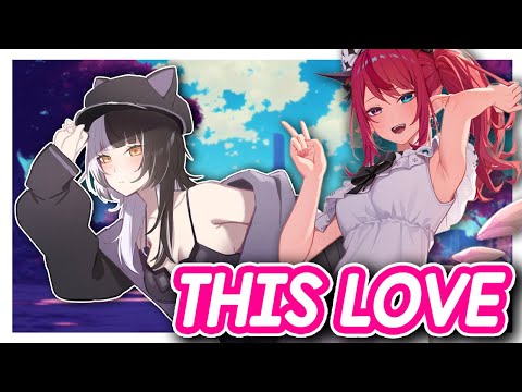 Shiori & IRyS sing - This Love by Maroon 5 (Duet) With Lyrics 【HololiveEN】