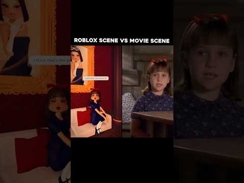 ROBLOX SCENE vs MOVIE SCENE 🍿