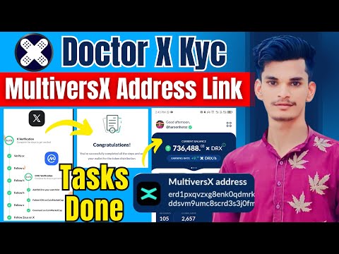 Doctor X Kyc Kaise Kare | Doctor X Address Add | Doctor X MultiversX Address Link | Doctor X Tasks