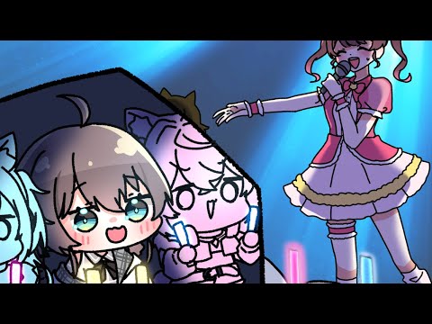 【手描き】フワモコと会うもリスナーにセクハラを疑われるまつり【夏色まつり/FUWAMOCO/hololive】