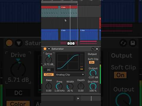 Mixing 808s in Ableton 12 🔥 Saturator Tutorial