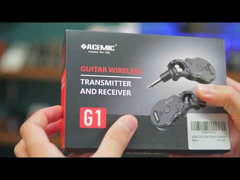 ACEMIC G1 Wireless Guitar Transmitter and Receiver System