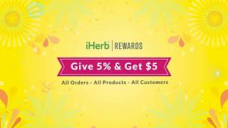 iHerb Rewards: Give 5%, Get $5