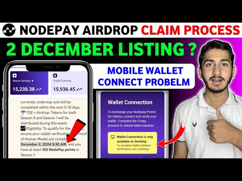 Nodepay Airdrop listing date | Nodepay Airdrop wallet connect | Nodepay Airdrop withdrawal process