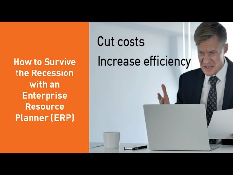 How to Survive the Recession with an Enterprise Resource Planner (ERP)