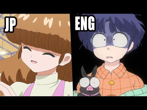 Ranma 1/2 (2024) JAPANESE VS ENGLISH DUB COMPARISON | Episode #8