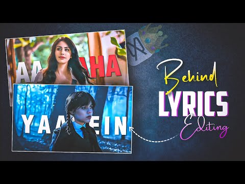 Behind Lyrics Reels Video Editing in Capcut | Behind Lyrics Reels Video Editing | Capcut Tutorial