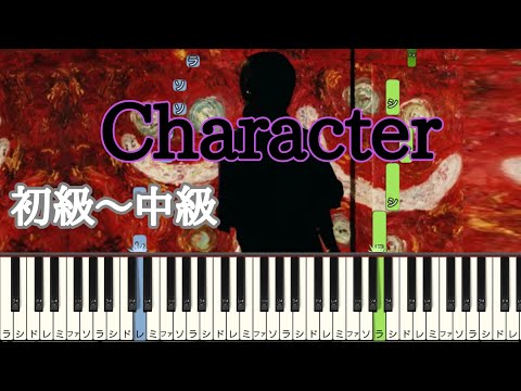 Character / ACAね（ずっと真夜中でいいのに。）×Rin音×Yaffle  【 中級 】 ピアノ 簡単ピアノ 簡単