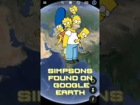 Simpsons Found🤯On Google Earth|Google Map Secrets|