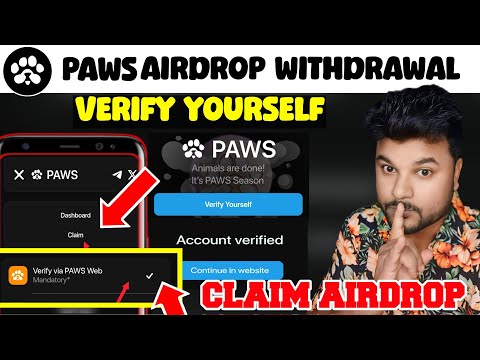 Paws Verify Via Paws Web l Paws Verify Yourself l Paws Airdrop Claim l Paws New Updated