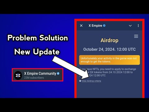 X Empire Tokens Not Received | X Empire New Update | X Empire Tokens Not Showing Problem