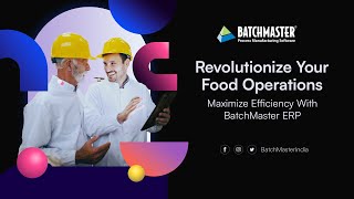 BatchMaster Food Manufacturing ERP Software