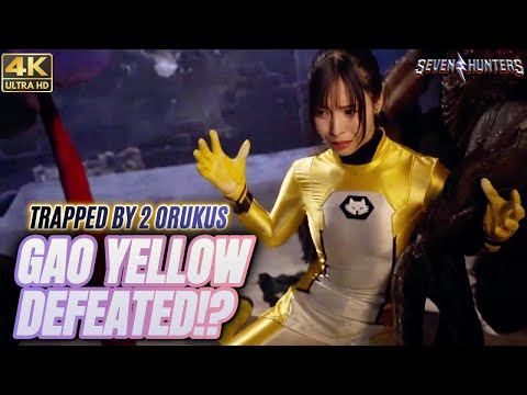 [Super Sentai highlight] Gao Yellow in Danger: Will She Survive? #powerrangers #supersentaiseries