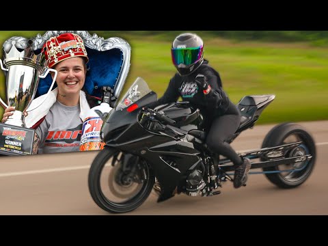 Sophie's GSX-R DOMINATES RACE! (200+ Mile STREET CRUISE on 8 SECOND BIKE)