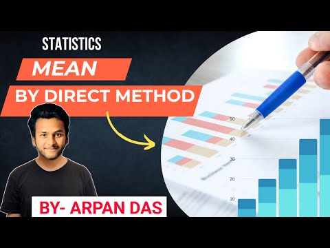 Mean by direct method l Ungrouped Data l Statistics by Arpan Das l #statistics #data #ecohillagri