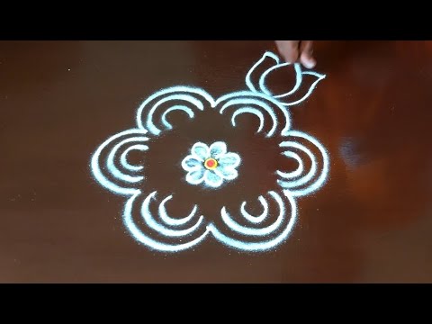 3*2 dots simple rangoli designs🌺 thipkiyanchi rangoli🌺 Rangoli muggulu 🌺 rangoli kolam