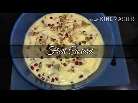 Fruit Custard..!!custard recipe..!!fruit custard recipe