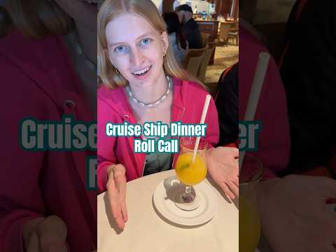 Cruise Ship Dinner Choices Day 3!