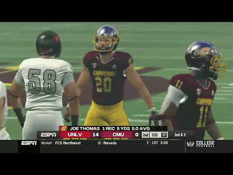 UNLV vs. Central Michigan | CFB Revamped Legacy Season Week 2 | Jefe on Commentary