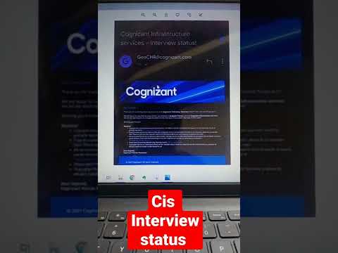 Cis interview status mail