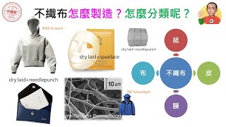 紡織知識-尹觀點20230510不織布是怎麼成形的呢？又怎麼分類呢？