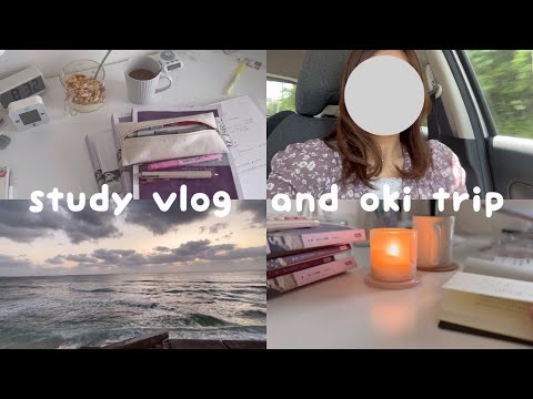 [ study vlog ] Daily study scene 🕯 and a little trip to Okinawa