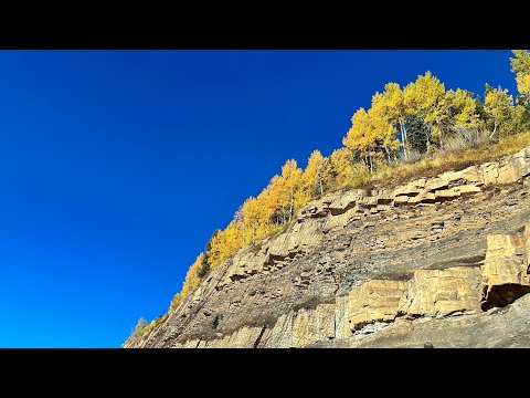 Fall Foliages along ‘Million Dollar Highway’ from Ouray to  Silverton on 10-5-2023, Day 9