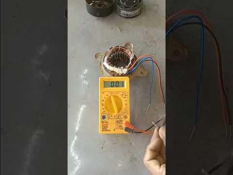 mini Exhaust fan winding check multimeter#mini cooler motor winding check multimeter#shorts